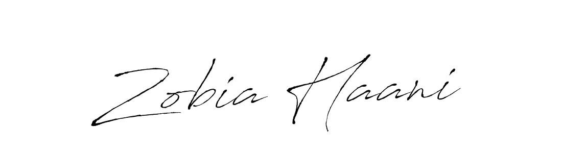 Design your own signature with our free online signature maker. With this signature software, you can create a handwritten (Antro_Vectra) signature for name Zobia Haani. Zobia Haani signature style 6 images and pictures png