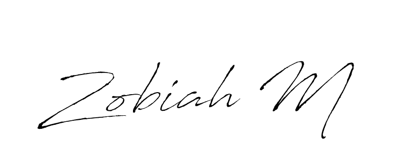 Also You can easily find your signature by using the search form. We will create Zobiah M name handwritten signature images for you free of cost using Antro_Vectra sign style. Zobiah M signature style 6 images and pictures png