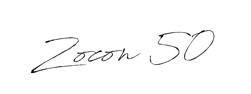 The best way (Antro_Vectra) to make a short signature is to pick only two or three words in your name. The name Zocon 50 include a total of six letters. For converting this name. Zocon 50 signature style 6 images and pictures png