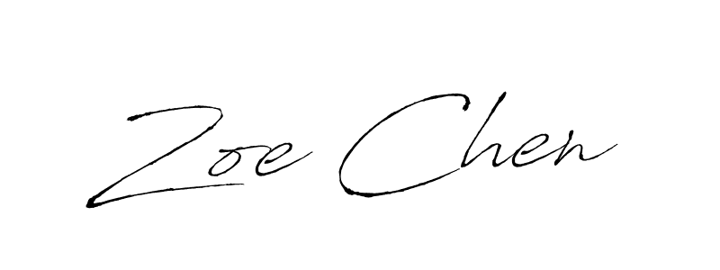 Antro_Vectra is a professional signature style that is perfect for those who want to add a touch of class to their signature. It is also a great choice for those who want to make their signature more unique. Get Zoe Chen name to fancy signature for free. Zoe Chen signature style 6 images and pictures png