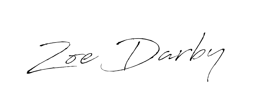 Make a beautiful signature design for name Zoe Darby. Use this online signature maker to create a handwritten signature for free. Zoe Darby signature style 6 images and pictures png