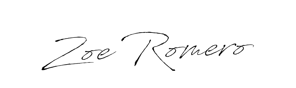 Make a beautiful signature design for name Zoe Romero. Use this online signature maker to create a handwritten signature for free. Zoe Romero signature style 6 images and pictures png