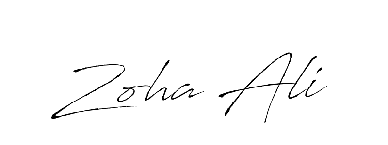 Antro_Vectra is a professional signature style that is perfect for those who want to add a touch of class to their signature. It is also a great choice for those who want to make their signature more unique. Get Zoha Ali name to fancy signature for free. Zoha Ali signature style 6 images and pictures png