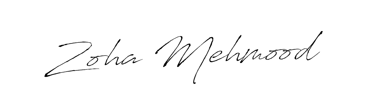 This is the best signature style for the Zoha Mehmood name. Also you like these signature font (Antro_Vectra). Mix name signature. Zoha Mehmood signature style 6 images and pictures png