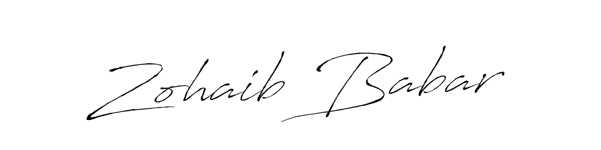 It looks lik you need a new signature style for name Zohaib Babar. Design unique handwritten (Antro_Vectra) signature with our free signature maker in just a few clicks. Zohaib Babar signature style 6 images and pictures png