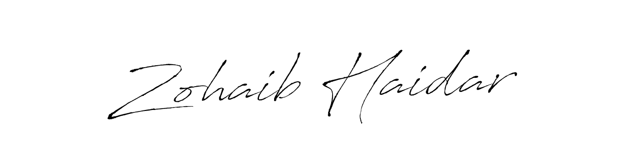 The best way (Antro_Vectra) to make a short signature is to pick only two or three words in your name. The name Zohaib Haidar include a total of six letters. For converting this name. Zohaib Haidar signature style 6 images and pictures png