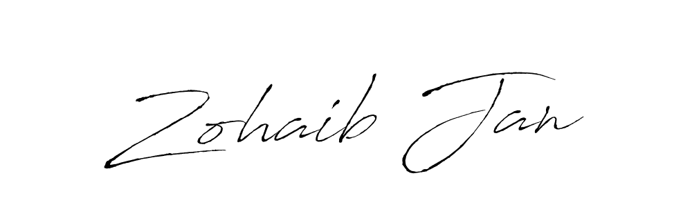 How to make Zohaib Jan signature? Antro_Vectra is a professional autograph style. Create handwritten signature for Zohaib Jan name. Zohaib Jan signature style 6 images and pictures png
