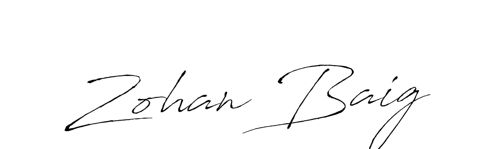Best and Professional Signature Style for Zohan Baig. Antro_Vectra Best Signature Style Collection. Zohan Baig signature style 6 images and pictures png