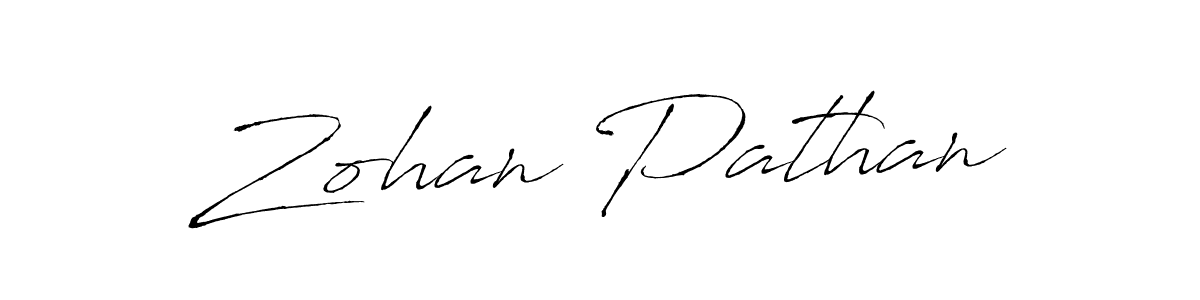 Also we have Zohan Pathan name is the best signature style. Create professional handwritten signature collection using Antro_Vectra autograph style. Zohan Pathan signature style 6 images and pictures png