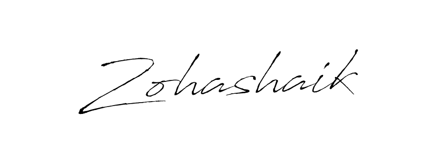 How to make Zohashaik name signature. Use Antro_Vectra style for creating short signs online. This is the latest handwritten sign. Zohashaik signature style 6 images and pictures png