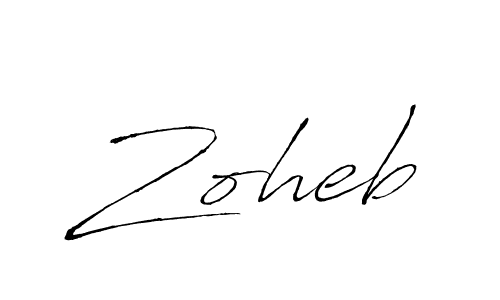 Antro_Vectra is a professional signature style that is perfect for those who want to add a touch of class to their signature. It is also a great choice for those who want to make their signature more unique. Get Zoheb name to fancy signature for free. Zoheb signature style 6 images and pictures png