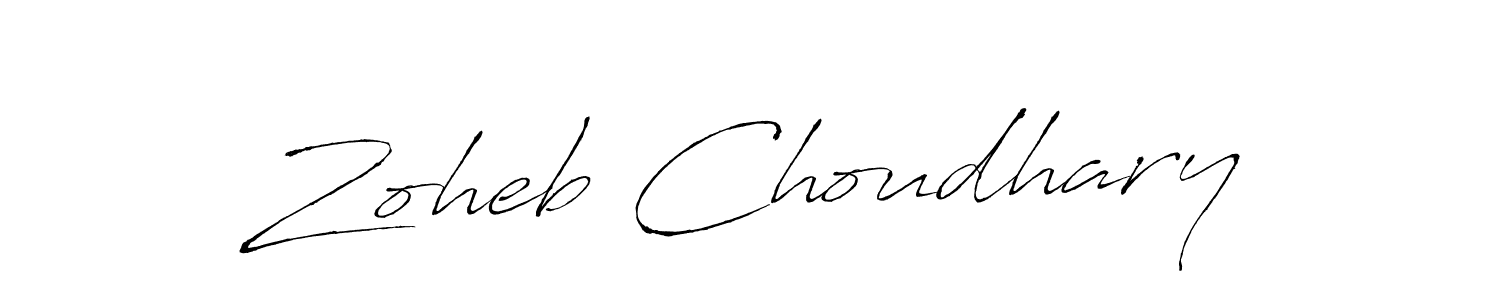 This is the best signature style for the Zoheb Choudhary name. Also you like these signature font (Antro_Vectra). Mix name signature. Zoheb Choudhary signature style 6 images and pictures png