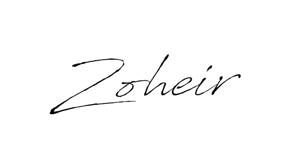 You should practise on your own different ways (Antro_Vectra) to write your name (Zoheir) in signature. don't let someone else do it for you. Zoheir signature style 6 images and pictures png