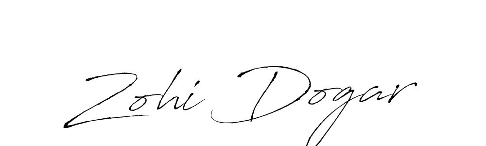 Zohi Dogar stylish signature style. Best Handwritten Sign (Antro_Vectra) for my name. Handwritten Signature Collection Ideas for my name Zohi Dogar. Zohi Dogar signature style 6 images and pictures png