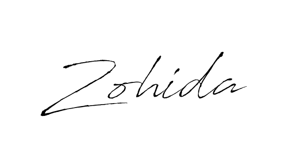 Zohida stylish signature style. Best Handwritten Sign (Antro_Vectra) for my name. Handwritten Signature Collection Ideas for my name Zohida. Zohida signature style 6 images and pictures png