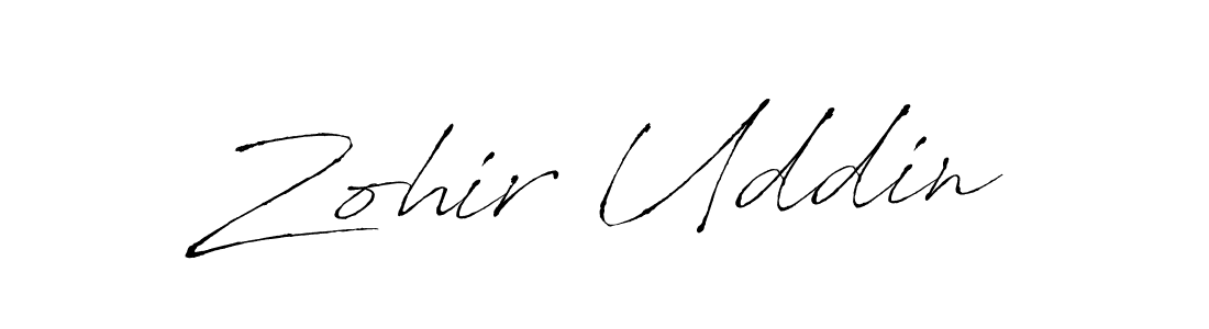 Also we have Zohir Uddin name is the best signature style. Create professional handwritten signature collection using Antro_Vectra autograph style. Zohir Uddin signature style 6 images and pictures png