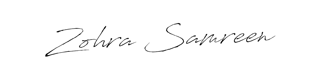 Similarly Antro_Vectra is the best handwritten signature design. Signature creator online .You can use it as an online autograph creator for name Zohra Samreen. Zohra Samreen signature style 6 images and pictures png