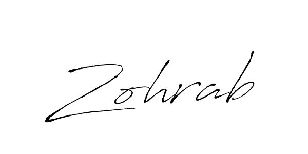 Make a beautiful signature design for name Zohrab. Use this online signature maker to create a handwritten signature for free. Zohrab signature style 6 images and pictures png