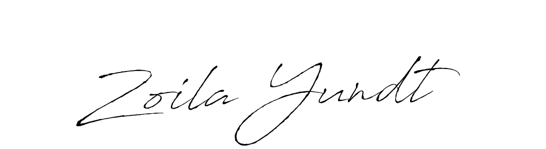 Make a short Zoila Yundt signature style. Manage your documents anywhere anytime using Antro_Vectra. Create and add eSignatures, submit forms, share and send files easily. Zoila Yundt signature style 6 images and pictures png