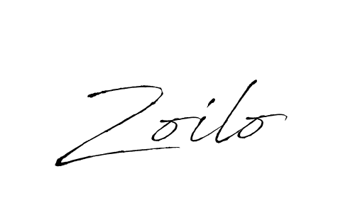 How to make Zoilo signature? Antro_Vectra is a professional autograph style. Create handwritten signature for Zoilo name. Zoilo signature style 6 images and pictures png