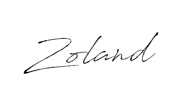 How to make Zoland name signature. Use Antro_Vectra style for creating short signs online. This is the latest handwritten sign. Zoland signature style 6 images and pictures png