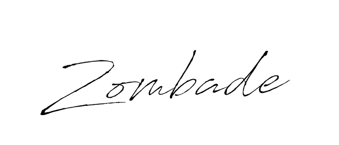 Antro_Vectra is a professional signature style that is perfect for those who want to add a touch of class to their signature. It is also a great choice for those who want to make their signature more unique. Get Zombade name to fancy signature for free. Zombade signature style 6 images and pictures png