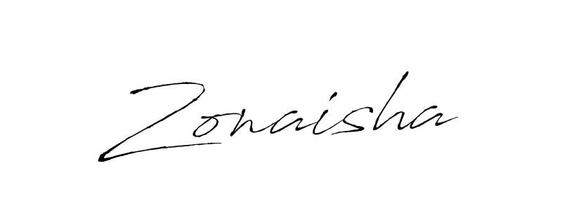 Use a signature maker to create a handwritten signature online. With this signature software, you can design (Antro_Vectra) your own signature for name Zonaisha. Zonaisha signature style 6 images and pictures png