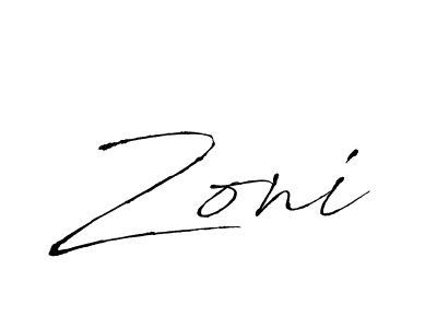 How to Draw Zoni signature style? Antro_Vectra is a latest design signature styles for name Zoni. Zoni signature style 6 images and pictures png