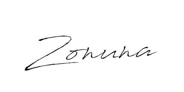 You should practise on your own different ways (Antro_Vectra) to write your name (Zonuna) in signature. don't let someone else do it for you. Zonuna signature style 6 images and pictures png