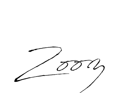 How to Draw Zooz signature style? Antro_Vectra is a latest design signature styles for name Zooz. Zooz signature style 6 images and pictures png