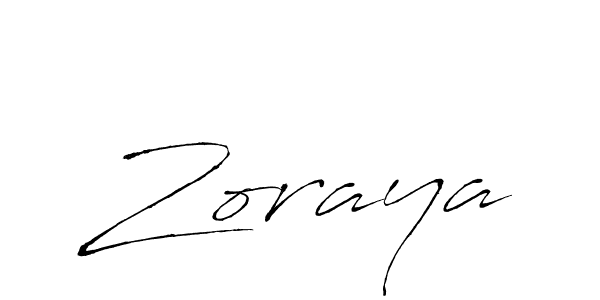 Use a signature maker to create a handwritten signature online. With this signature software, you can design (Antro_Vectra) your own signature for name Zoraya. Zoraya signature style 6 images and pictures png