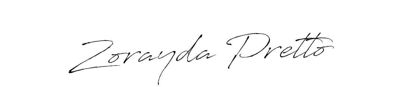 Similarly Antro_Vectra is the best handwritten signature design. Signature creator online .You can use it as an online autograph creator for name Zorayda Pretto. Zorayda Pretto signature style 6 images and pictures png