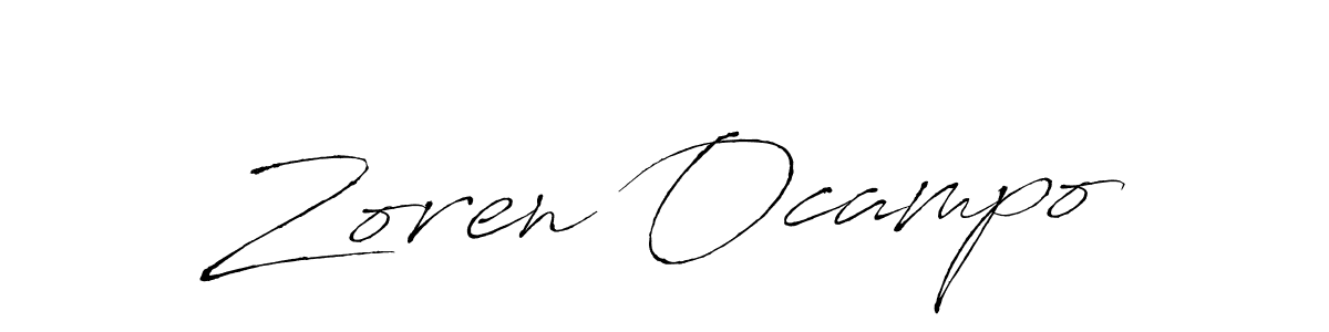 Use a signature maker to create a handwritten signature online. With this signature software, you can design (Antro_Vectra) your own signature for name Zoren Ocampo. Zoren Ocampo signature style 6 images and pictures png