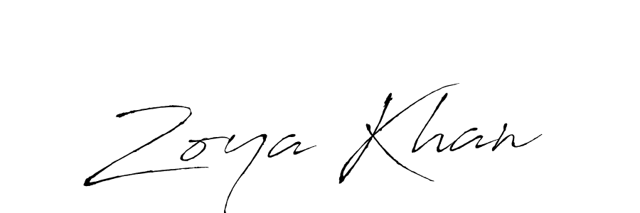 Also we have Zoya Khan name is the best signature style. Create professional handwritten signature collection using Antro_Vectra autograph style. Zoya Khan signature style 6 images and pictures png