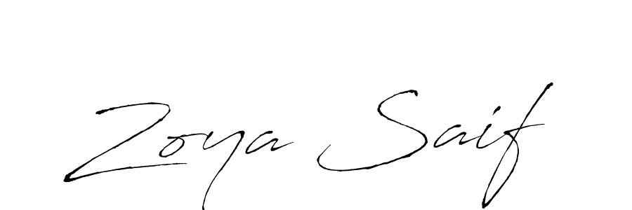 Make a short Zoya Saif signature style. Manage your documents anywhere anytime using Antro_Vectra. Create and add eSignatures, submit forms, share and send files easily. Zoya Saif signature style 6 images and pictures png
