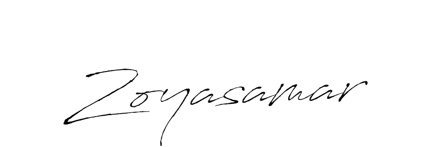 Also we have Zoyasamar name is the best signature style. Create professional handwritten signature collection using Antro_Vectra autograph style. Zoyasamar signature style 6 images and pictures png