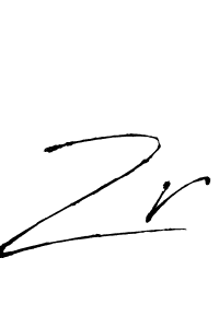 Use a signature maker to create a handwritten signature online. With this signature software, you can design (Antro_Vectra) your own signature for name Zr. Zr signature style 6 images and pictures png