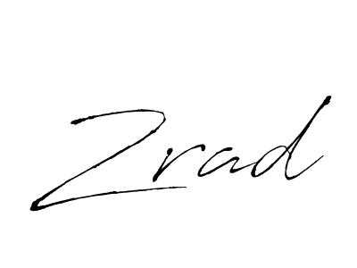 Also You can easily find your signature by using the search form. We will create Zrad name handwritten signature images for you free of cost using Antro_Vectra sign style. Zrad signature style 6 images and pictures png
