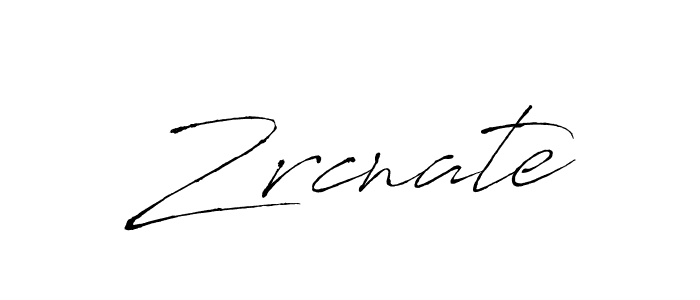 How to make Zrcnate name signature. Use Antro_Vectra style for creating short signs online. This is the latest handwritten sign. Zrcnate signature style 6 images and pictures png