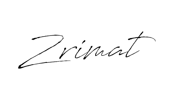 Create a beautiful signature design for name Zrimat. With this signature (Antro_Vectra) fonts, you can make a handwritten signature for free. Zrimat signature style 6 images and pictures png