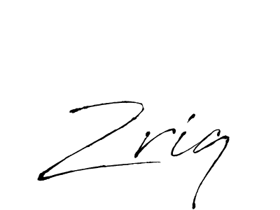 It looks lik you need a new signature style for name Zriq. Design unique handwritten (Antro_Vectra) signature with our free signature maker in just a few clicks. Zriq signature style 6 images and pictures png