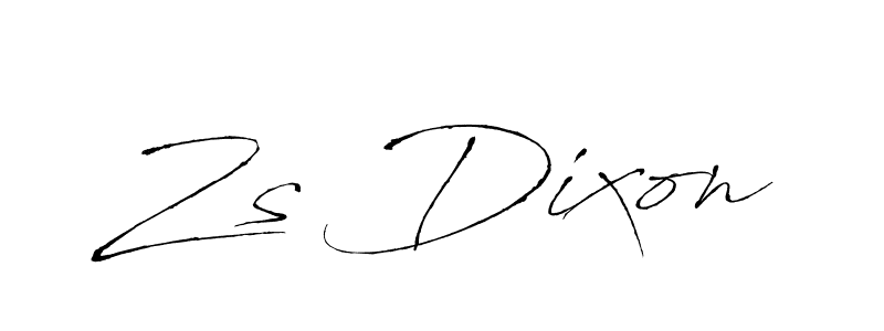 You should practise on your own different ways (Antro_Vectra) to write your name (Zs Dixon) in signature. don't let someone else do it for you. Zs Dixon signature style 6 images and pictures png