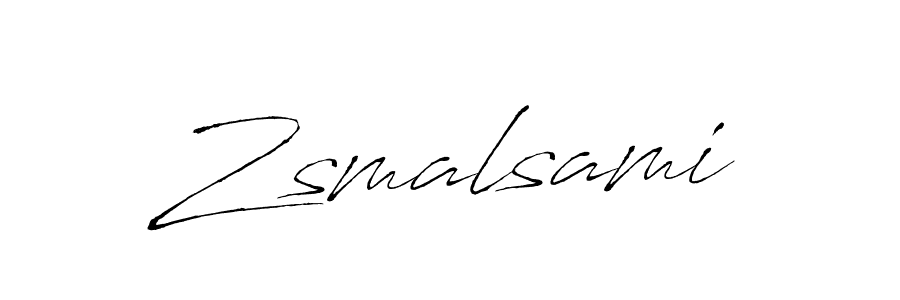 Make a short Zsmalsami signature style. Manage your documents anywhere anytime using Antro_Vectra. Create and add eSignatures, submit forms, share and send files easily. Zsmalsami signature style 6 images and pictures png