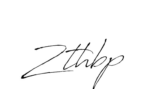 Make a beautiful signature design for name Zthbp. With this signature (Antro_Vectra) style, you can create a handwritten signature for free. Zthbp signature style 6 images and pictures png