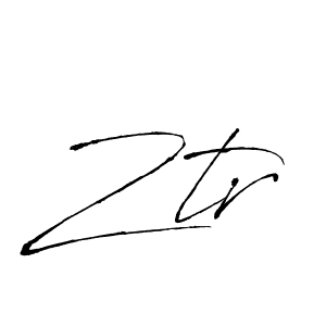 How to make Ztr name signature. Use Antro_Vectra style for creating short signs online. This is the latest handwritten sign. Ztr signature style 6 images and pictures png