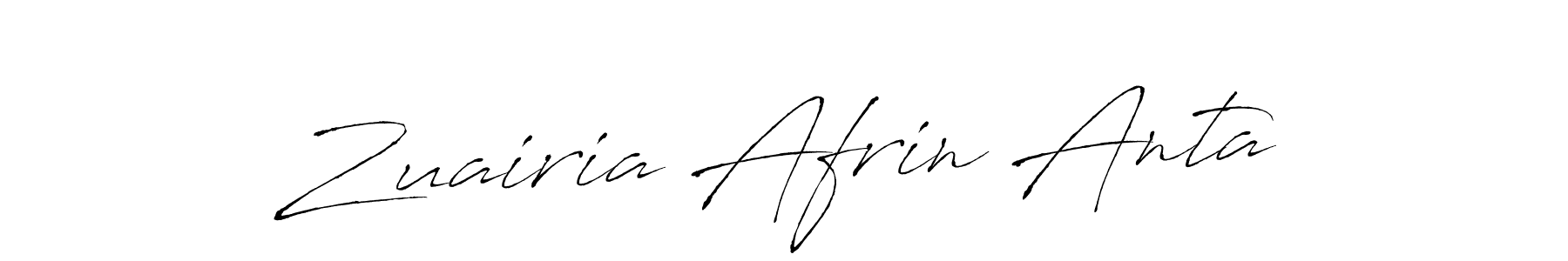 It looks lik you need a new signature style for name Zuairia Afrin Anta. Design unique handwritten (Antro_Vectra) signature with our free signature maker in just a few clicks. Zuairia Afrin Anta signature style 6 images and pictures png