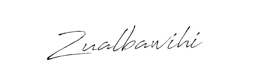 Create a beautiful signature design for name Zualbawihi. With this signature (Antro_Vectra) fonts, you can make a handwritten signature for free. Zualbawihi signature style 6 images and pictures png