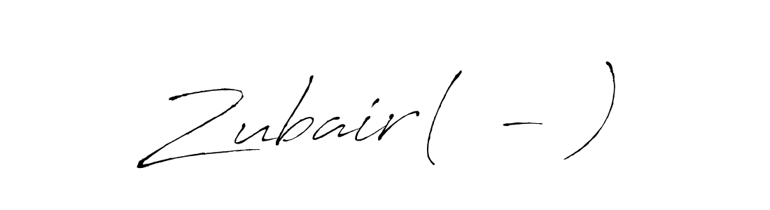 Design your own signature with our free online signature maker. With this signature software, you can create a handwritten (Antro_Vectra) signature for name Zubair(^-^). Zubair(^-^) signature style 6 images and pictures png