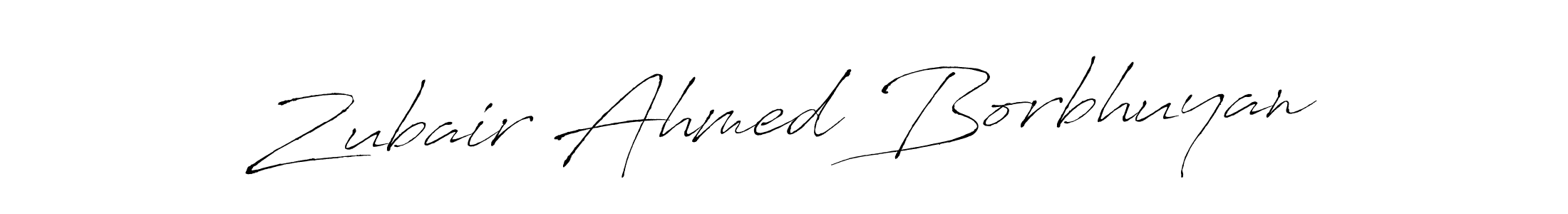 Make a short Zubair Ahmed Borbhuyan signature style. Manage your documents anywhere anytime using Antro_Vectra. Create and add eSignatures, submit forms, share and send files easily. Zubair Ahmed Borbhuyan signature style 6 images and pictures png