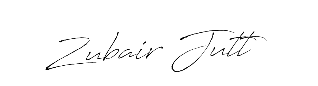 Design your own signature with our free online signature maker. With this signature software, you can create a handwritten (Antro_Vectra) signature for name Zubair Jutt. Zubair Jutt signature style 6 images and pictures png